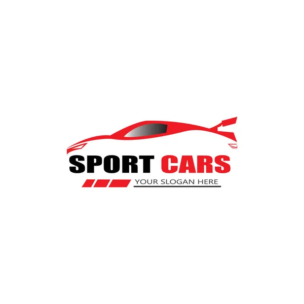 Modelo Carro Esporte Logotipo Vetor Design Vector — Vetor de Stock