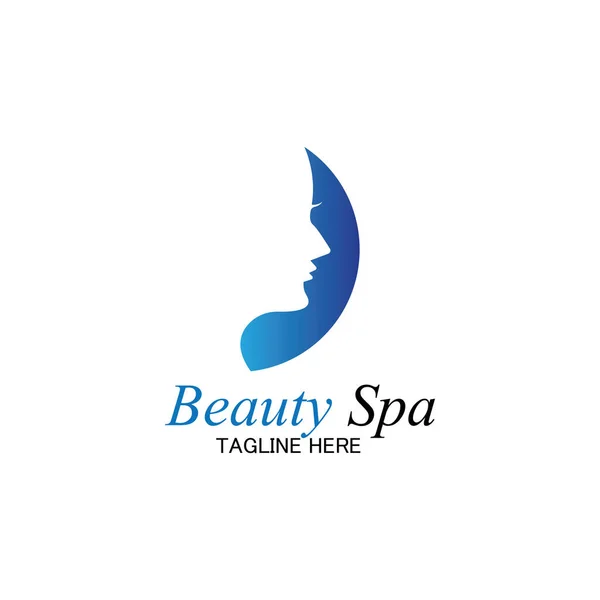 Beauty Spa Logo Design Template Vektor — Stockvektor