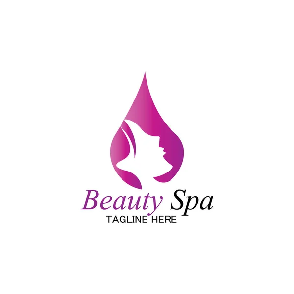 Beauty Spa Logo Ontwerp Template Vector — Stockvector
