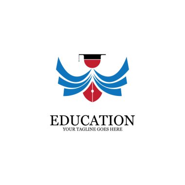 Eğitim Logosu Şablonu vektör illüstrasyon tasarımı