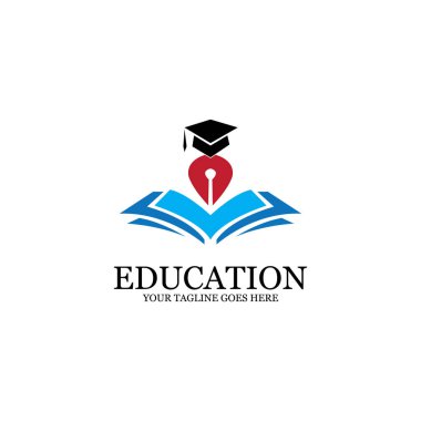 Eğitim Logosu Şablonu vektör illüstrasyon tasarımı