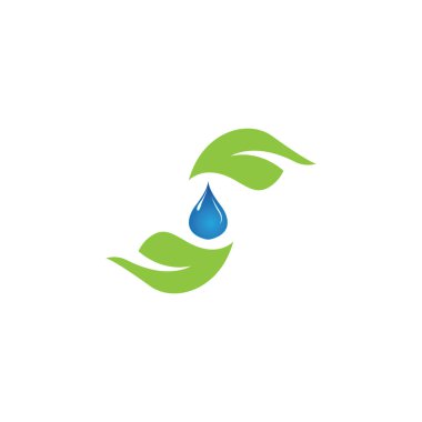 su damlası Logo Şablonu vektör çizimi tasarımı