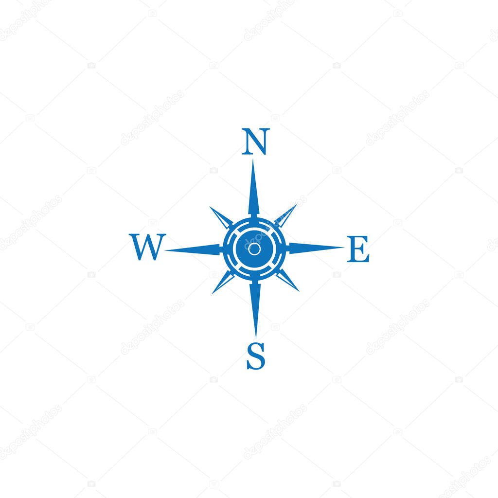 Compass icon isolated on background.modern flat compass pictogram,business,marketing,internet concept.trendy simple vector symbol for websitedesign or button to mobile app.logo illustration.