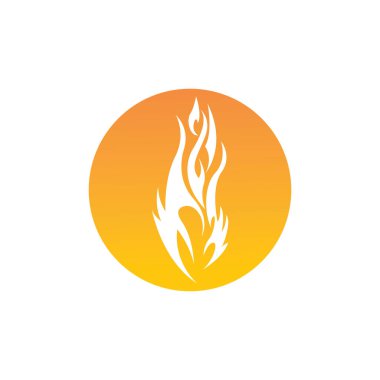 Ateş vektörü çizim şablonunu ateşle