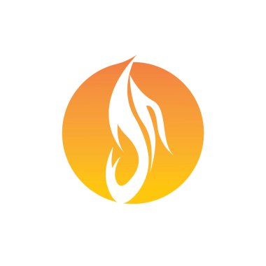 Ateş vektörü çizim şablonunu ateşle