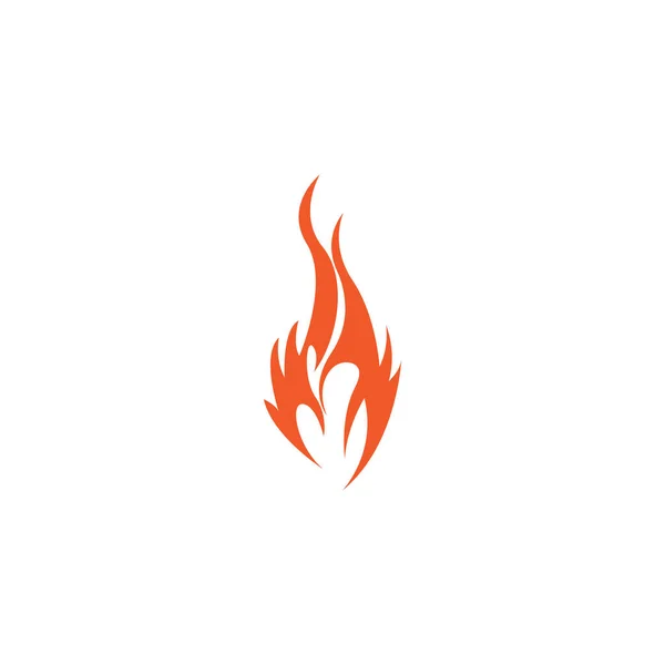 Πρότυπο Σχεδίασης Εικονογράφησης Φορέα Φλόγας Φωτιάς — Διανυσματικό Αρχείο