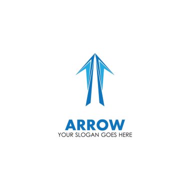 Ok vektör illüstrasyon simgesi Logo Şablonu tasarımı