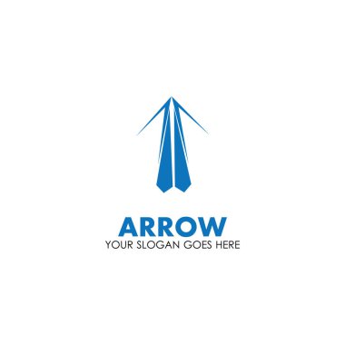 Ok vektör illüstrasyon simgesi Logo Şablonu tasarımı