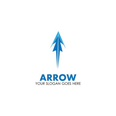 Ok vektör illüstrasyon simgesi Logo Şablonu tasarımı