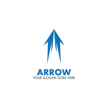 Ok vektör illüstrasyon simgesi Logo Şablonu tasarımı