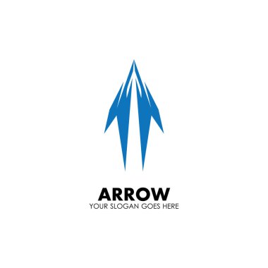 Ok vektör illüstrasyon simgesi Logo Şablonu tasarımı