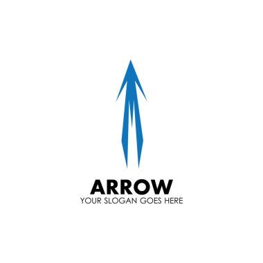 Ok vektör illüstrasyon simgesi Logo Şablonu tasarımı