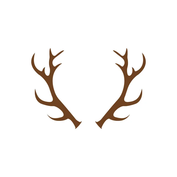 Deer Logotyp Mall Vektor Ikon Illustration Design — Stock vektor