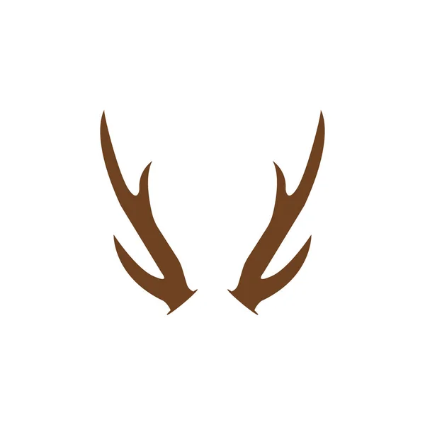 Deer Logotyp Mall Vektor Ikon Illustration Design — Stock vektor