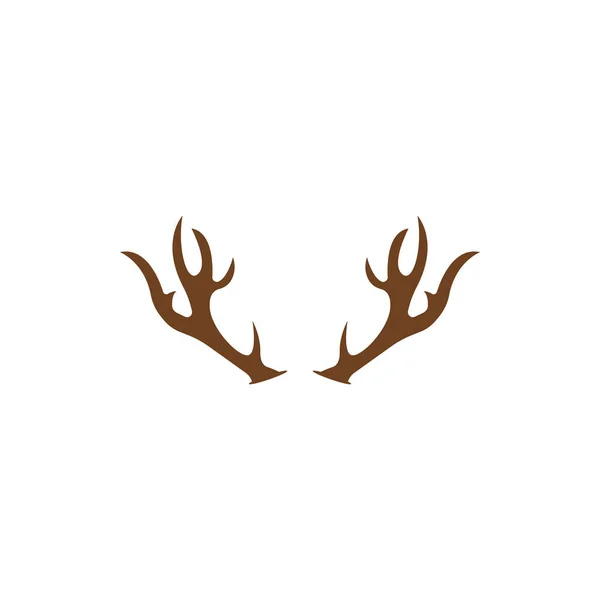 Deer Logotyp Mall Vektor Ikon Illustration Design — Stock vektor