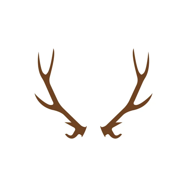 Deer Logotyp Mall Vektor Ikon Illustration Design — Stock vektor