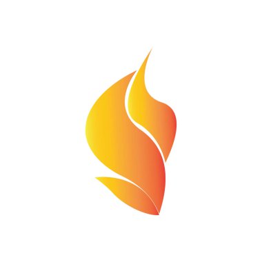 Ateş vektörü çizim şablonunu ateşle