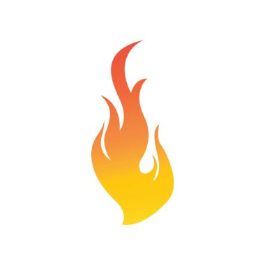 Ateş vektörü çizim şablonunu ateşle