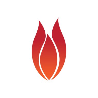 Ateş vektörü çizim şablonunu ateşle