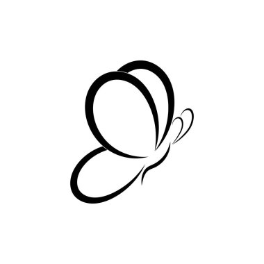 Güzellik Kelebeği Vektör simgesi tasarımı