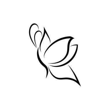 Güzellik Kelebeği Vektör simgesi tasarımı