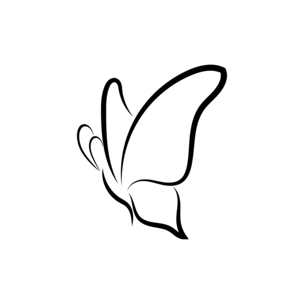 Schönheit Schmetterling Vector Icon Design — Stockvektor