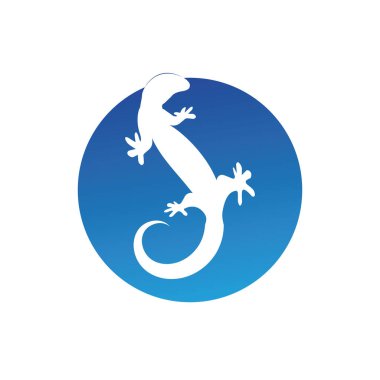 Kertenkele vektör simgesi logosu ve sembolü