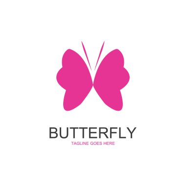 Güzellik Kelebeği Vektör simgesi tasarımı
