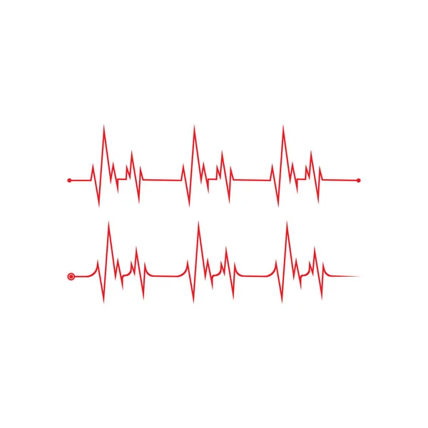 Umění Design Zdraví Lékařské Srdce Tep Puls — Stockový vektor