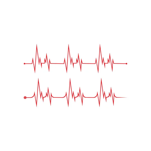 Art Design Health Medical Heart Beat Pulse — Stock Vector