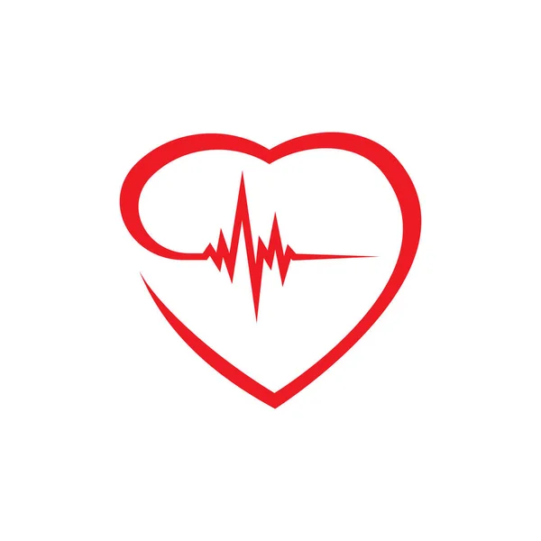 Arte Design Salute Battito Cardiaco Medico — Vettoriale Stock
