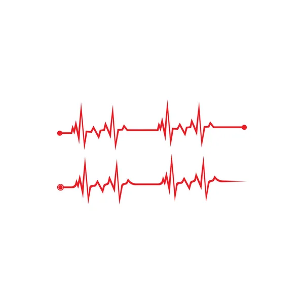 Art Design Health Medical Heart Beat Pulse — Stock Vector