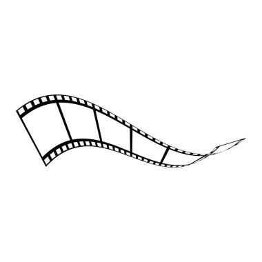 soyut film simgesi vektör çizim şablonu