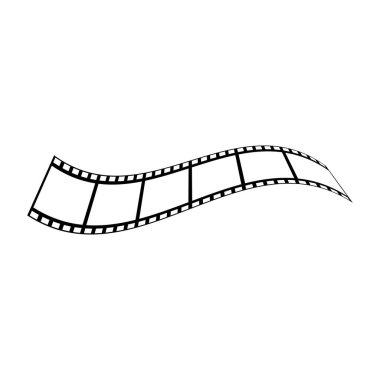 soyut film simgesi vektör çizim şablonu