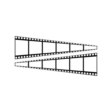 soyut film simgesi vektör çizim şablonu