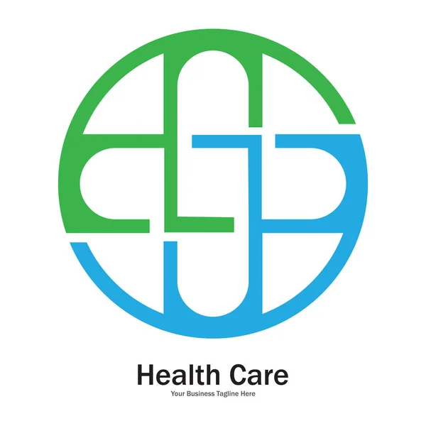 Modern Cross Logo Health Medical Icon Template Vector — Stock Vector