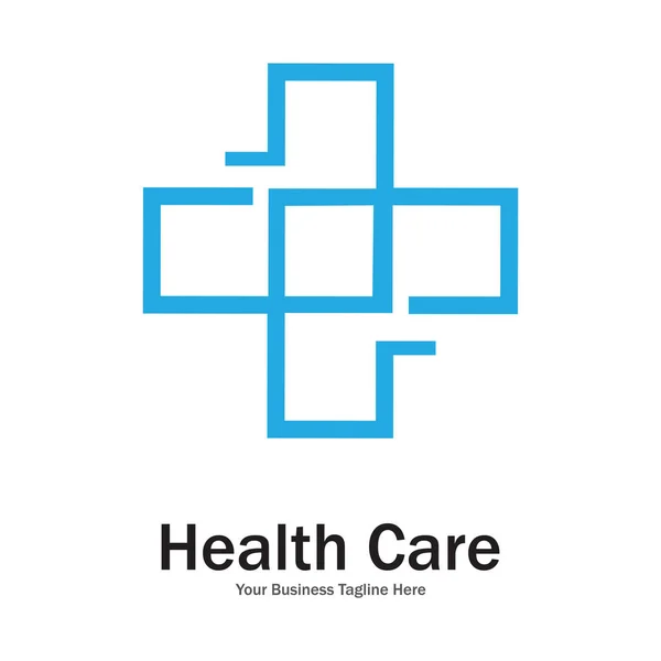 Modern Cross Logo Health Medical Icon Template Vector — Stock Vector