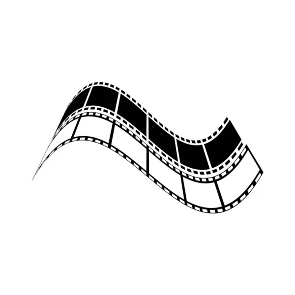 抽象电影图标矢量图解设计模板 — 图库矢量图片
