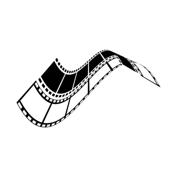 Шаблон Дизайна Иконок Абстрактной Пленки — стоковый вектор