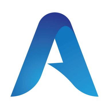 Bir Harf Logo Şablonu vektör illüstrasyon tasarımı