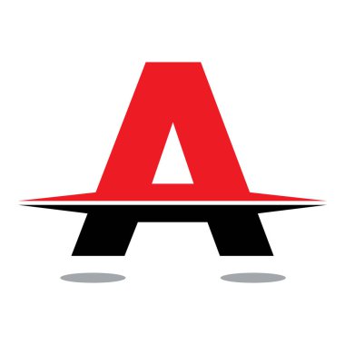 Bir Harf Logo Şablonu vektör illüstrasyon tasarımı