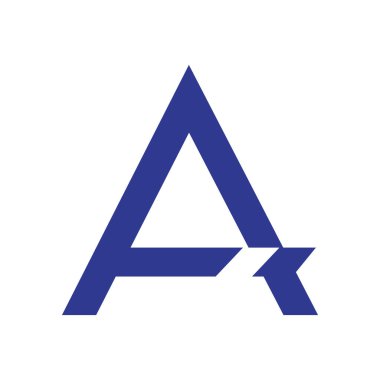 Bir Harf Logo Şablonu vektör illüstrasyon tasarımı