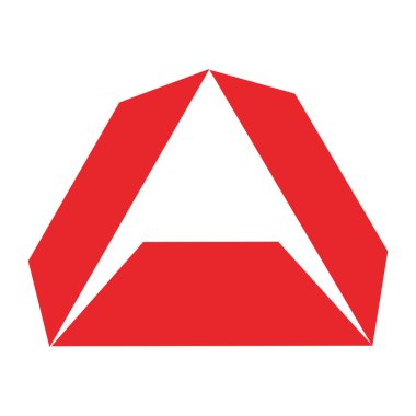 Bir Harf Logo Şablonu vektör illüstrasyon tasarımı