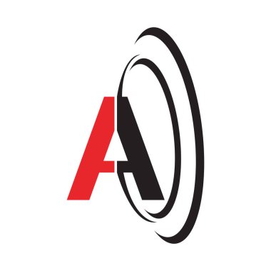 Bir Harf Logo Şablonu vektör illüstrasyon tasarımı