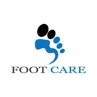 foot Logo Şablonu vektör illüstrasyon tasarımı