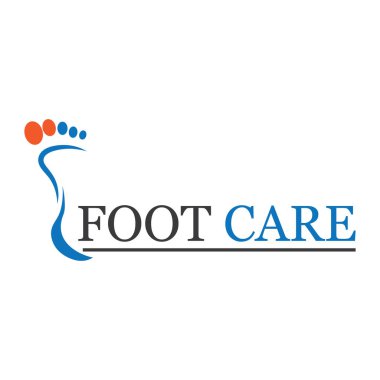 foot Logo Şablonu vektör illüstrasyon tasarımı