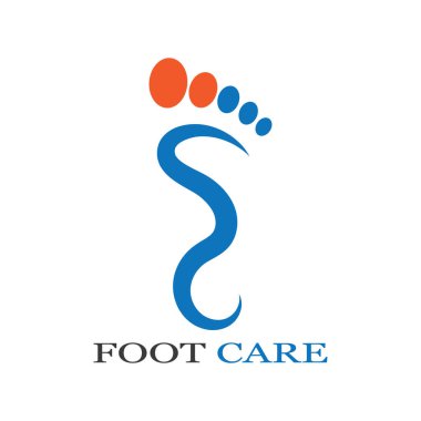 foot Logo Şablonu vektör illüstrasyon tasarımı