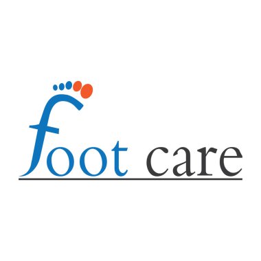 foot Logo Şablonu vektör illüstrasyon tasarımı