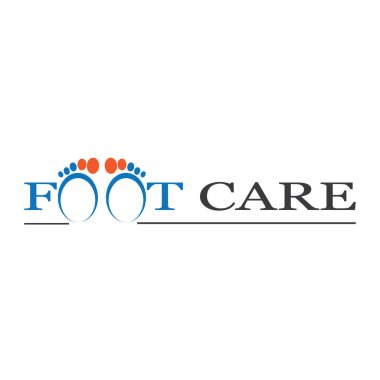 foot Logo Şablonu vektör illüstrasyon tasarımı