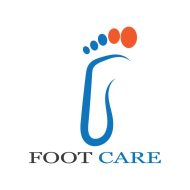 foot Logo Şablonu vektör illüstrasyon tasarımı